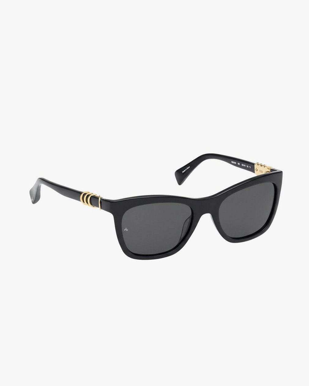 Renee Square Sunglasses - Black Blue