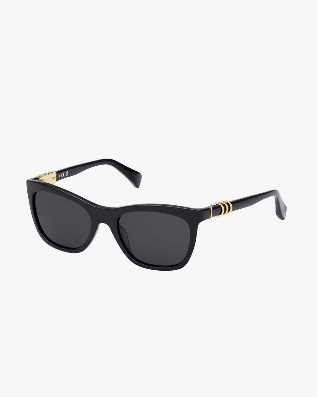 Renee Square Sunglasses - Black Blue