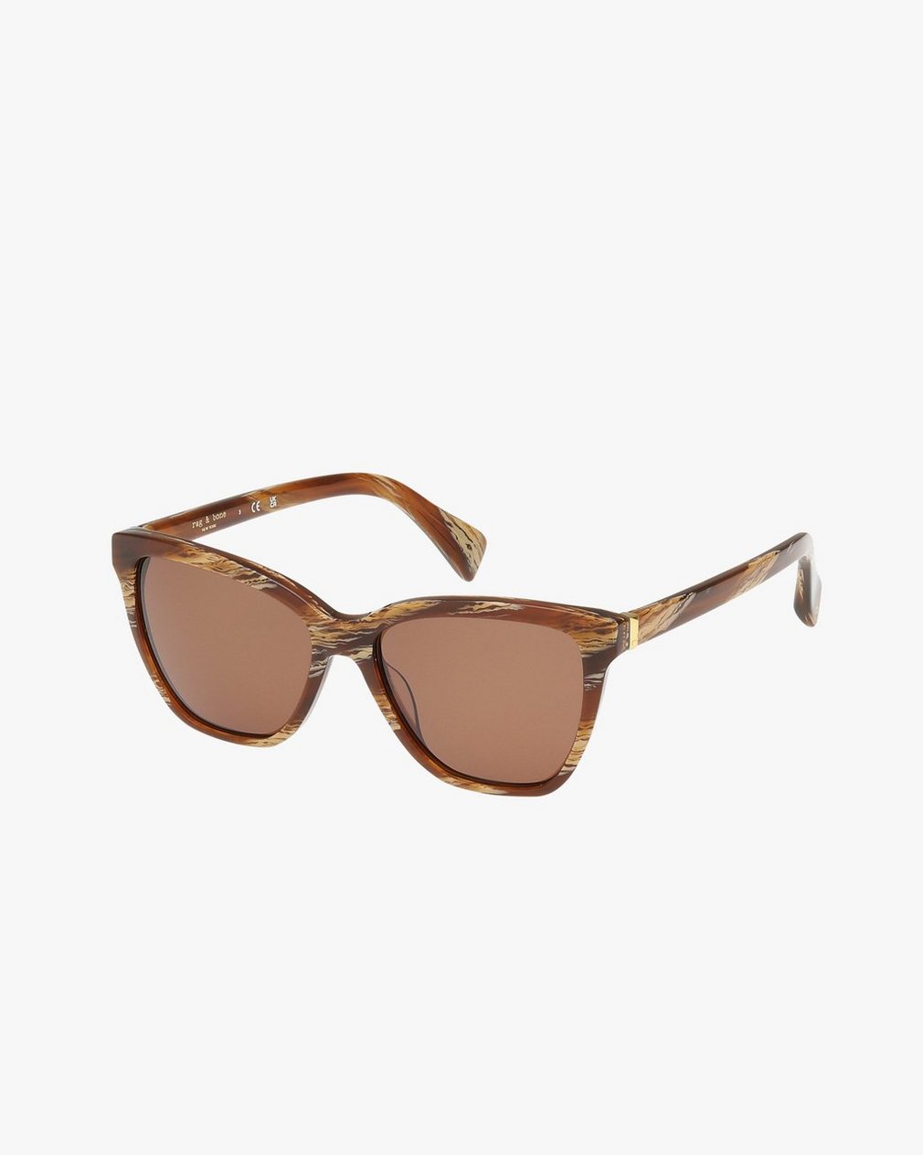 Kate Square Sunglasses - Amber Brown
