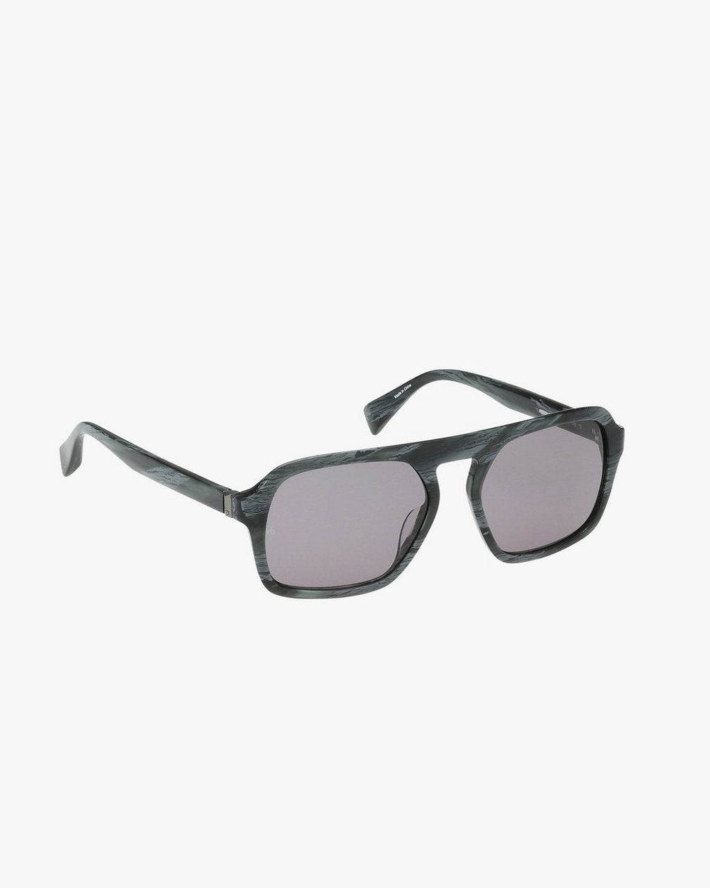 Marcus Square Aviator Sunglasses - Grey Smoke