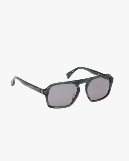 Marcus Square Aviator Sunglasses - Grey Smoke