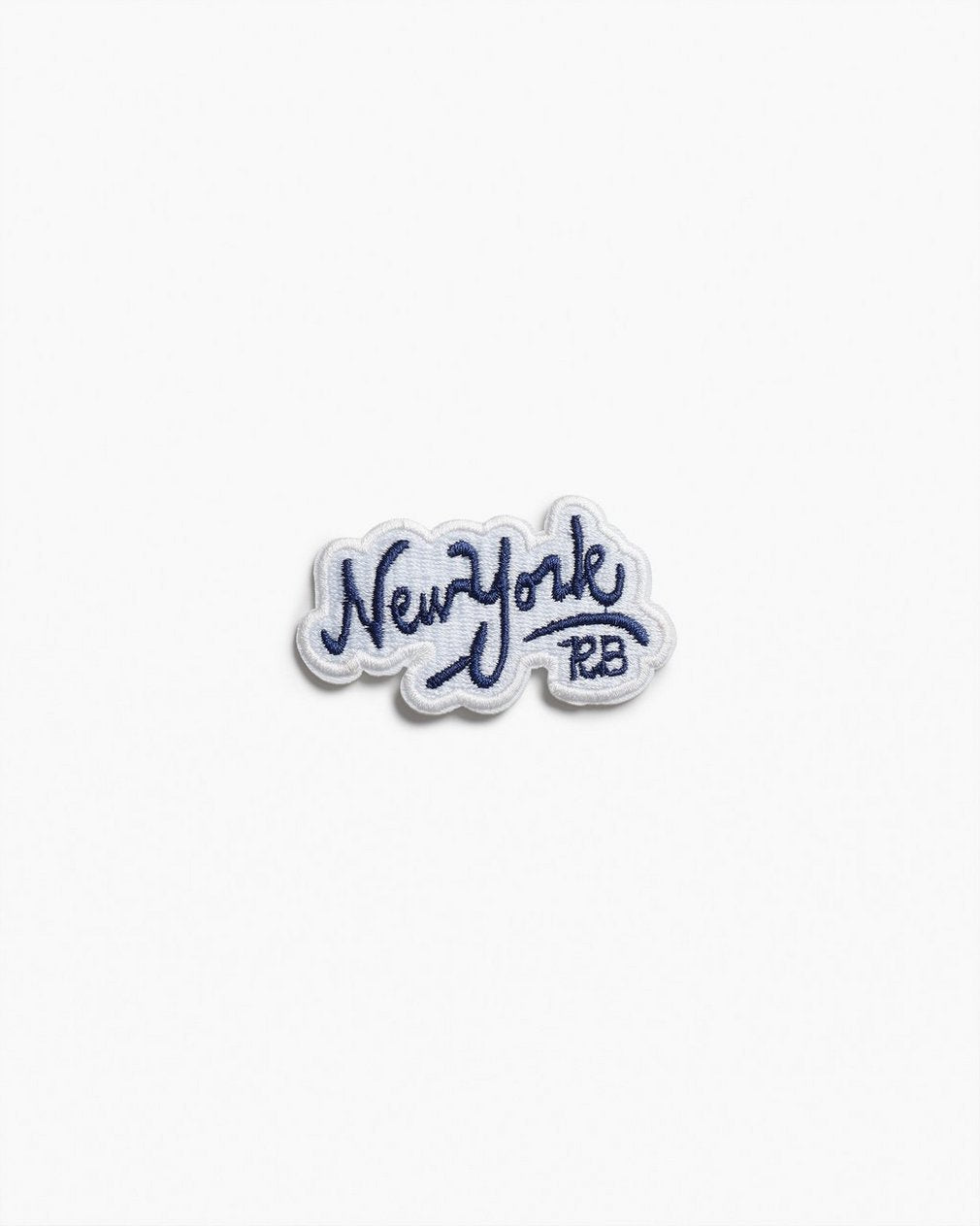 rb Embroidered Patch - New York Textface