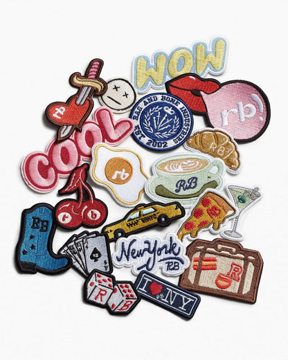 rb Embroidered Patch - Cowboy Boot W/ Stars