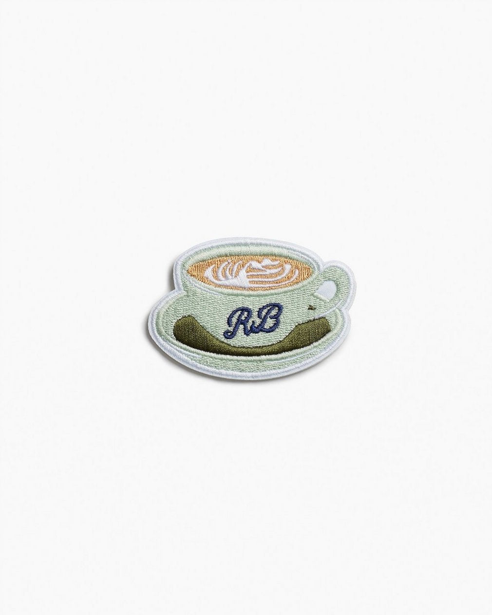 rb Embroidered Patch - Rb Latte