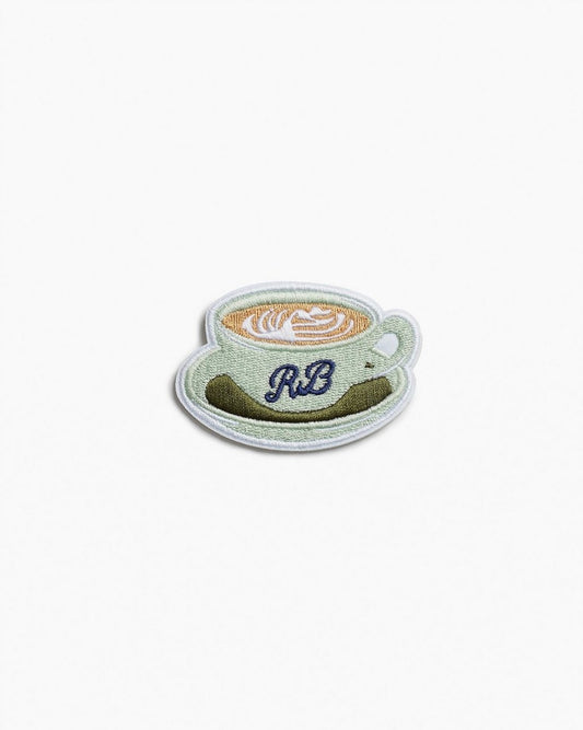rb Embroidered Patch - Rb Latte