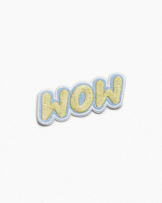 rb Embroidered Patch - Wow