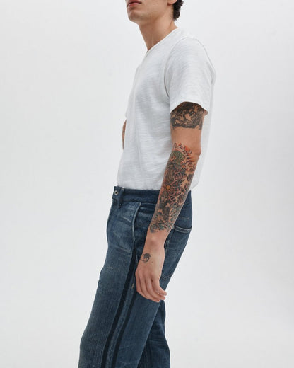 Miramar Fit 4 Track Pants - Empire with Indigo Stripe