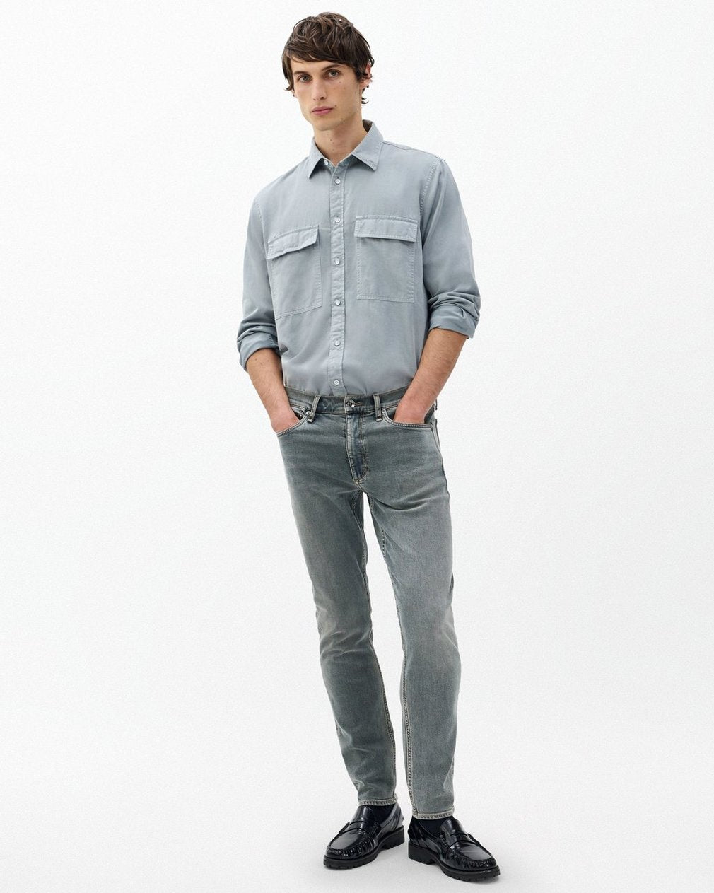 Fit 2 Slim Jeans - Granite Blue