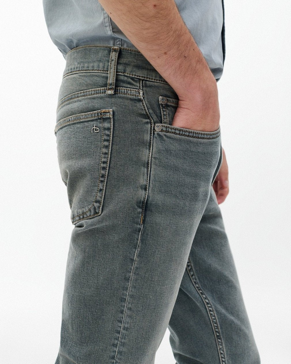 Fit 2 Slim Jeans - Granite Blue