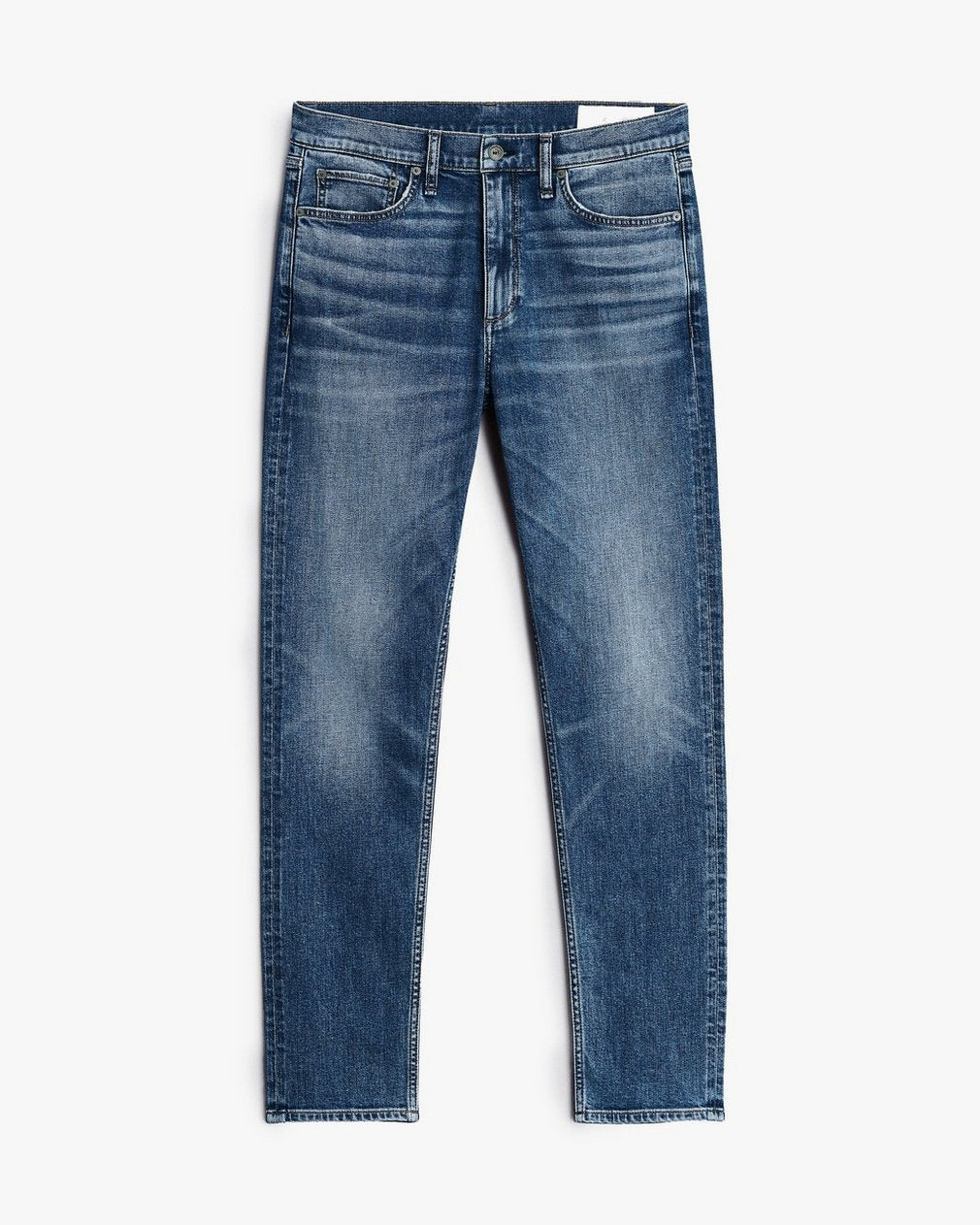 Fit 2 - Jared: Slim Fit Medium Indigo Authentic Stretch Jean