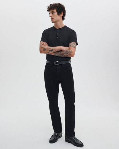 Fit 2 - Black: Slim Fit Black Authentic Stretch Jean