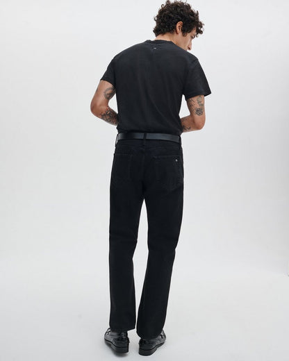 Fit 2 - Black: Slim Fit Black Authentic Stretch Jean