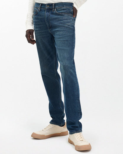 Fit 2 - Cole: Slim Fit Dark Indigo Authentic Stretch Jean