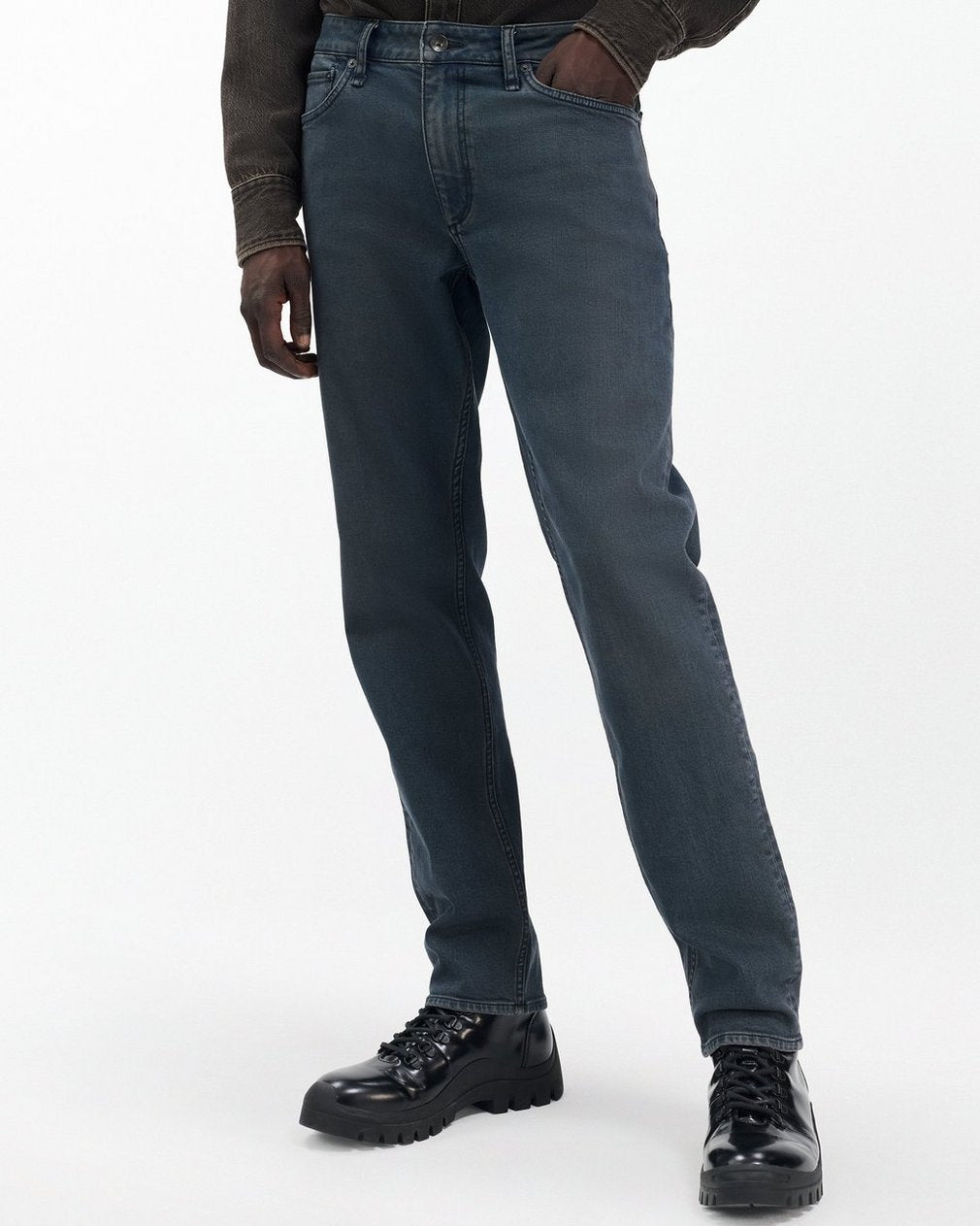 Fit 3 Athletic Jeans - Graphite Blue