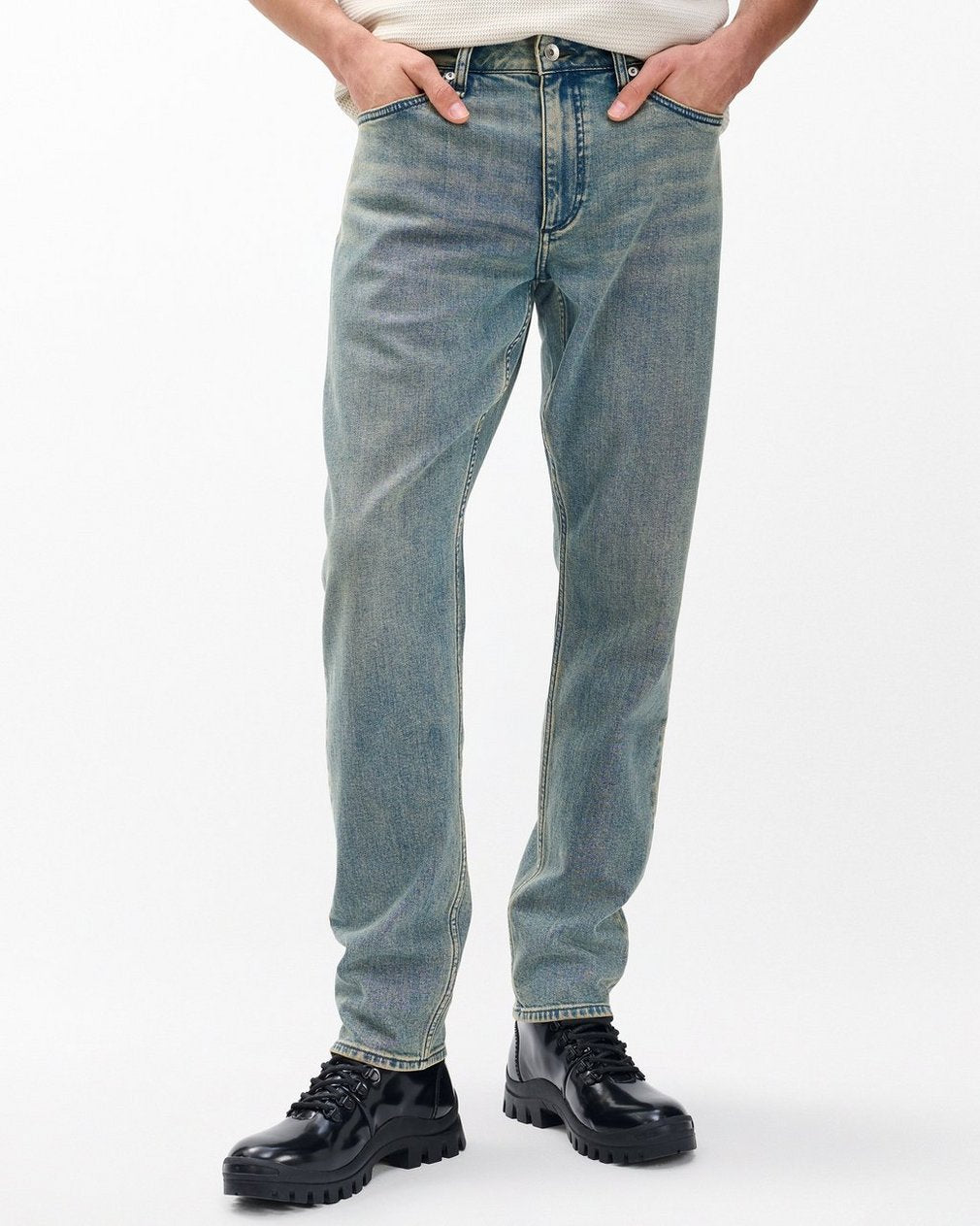 Fit 3 Athletic Jeans - Sepia Blue