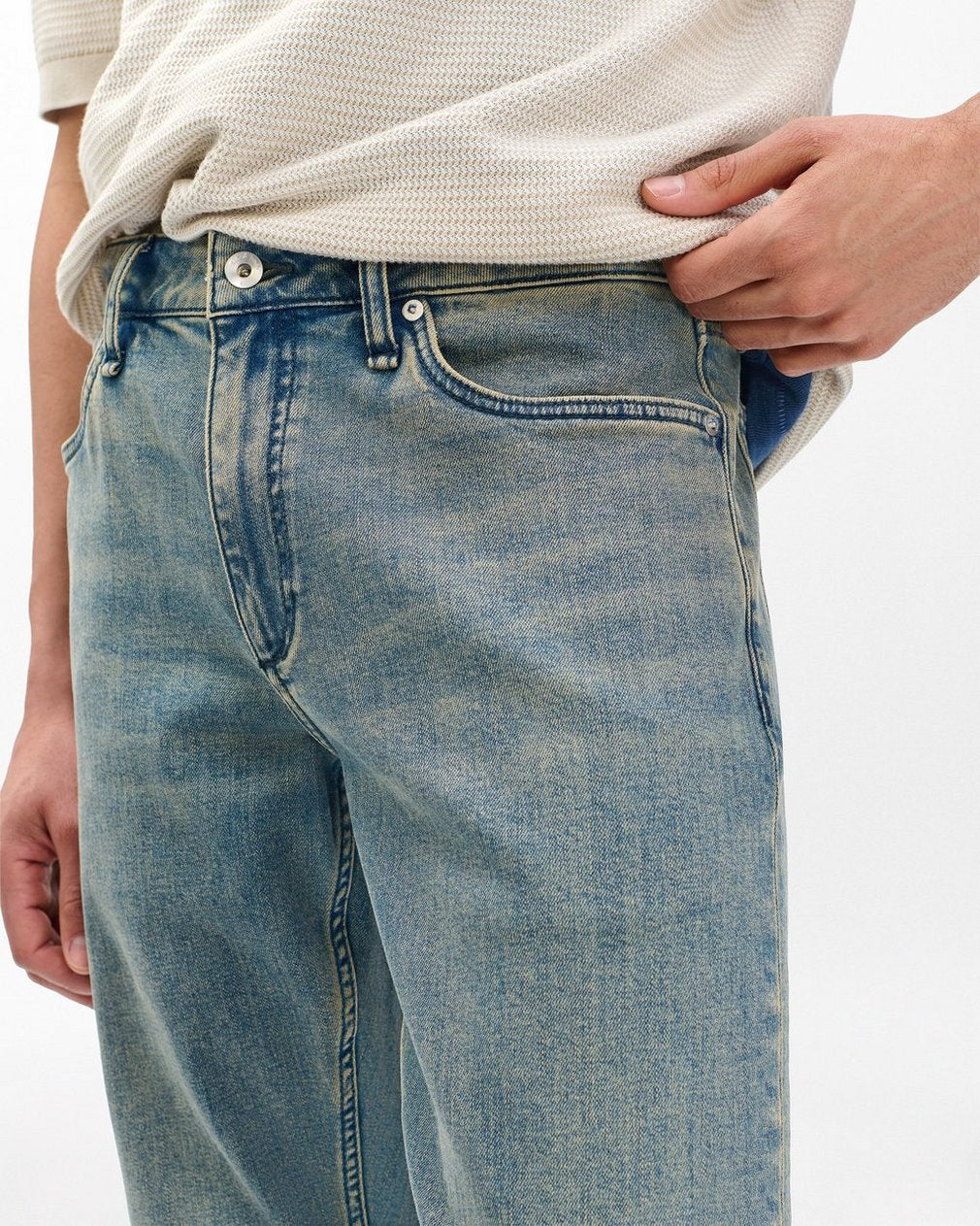 Fit 3 Athletic Jeans - Sepia Blue