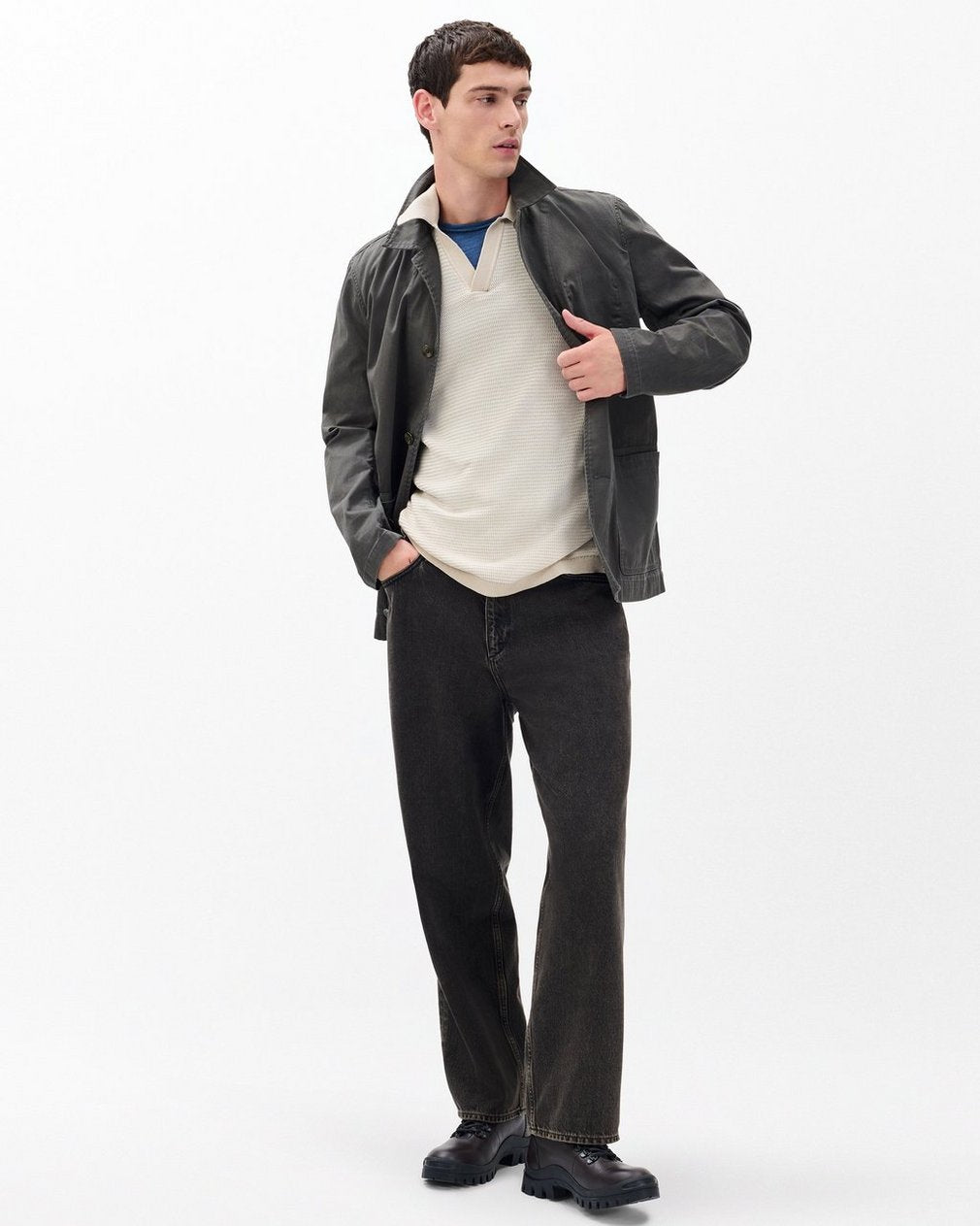rbBAGGY Fit Jeans - Brown Black