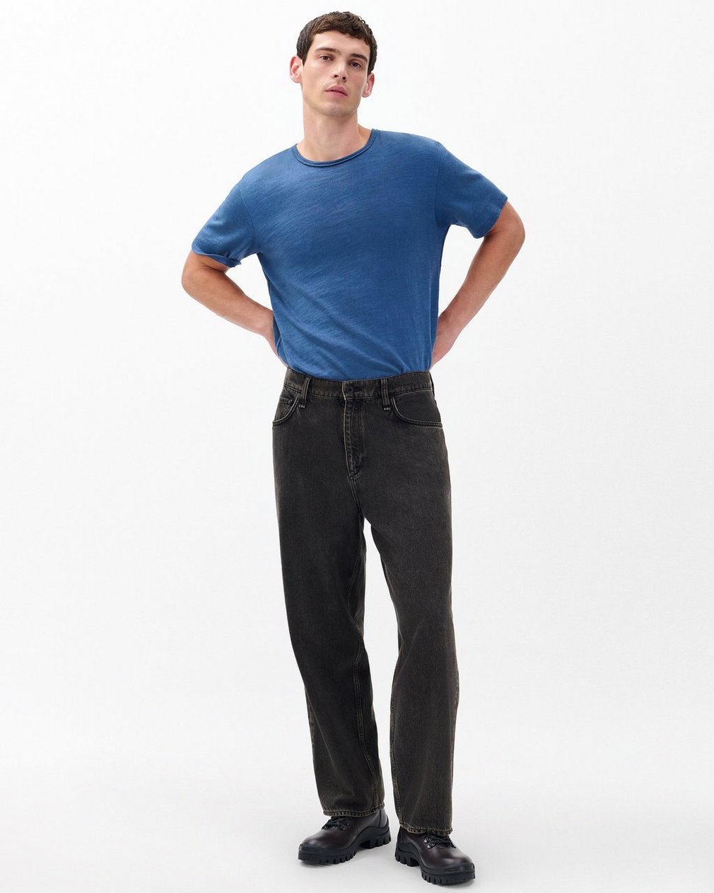 rbBAGGY Fit Jeans - Brown Black
