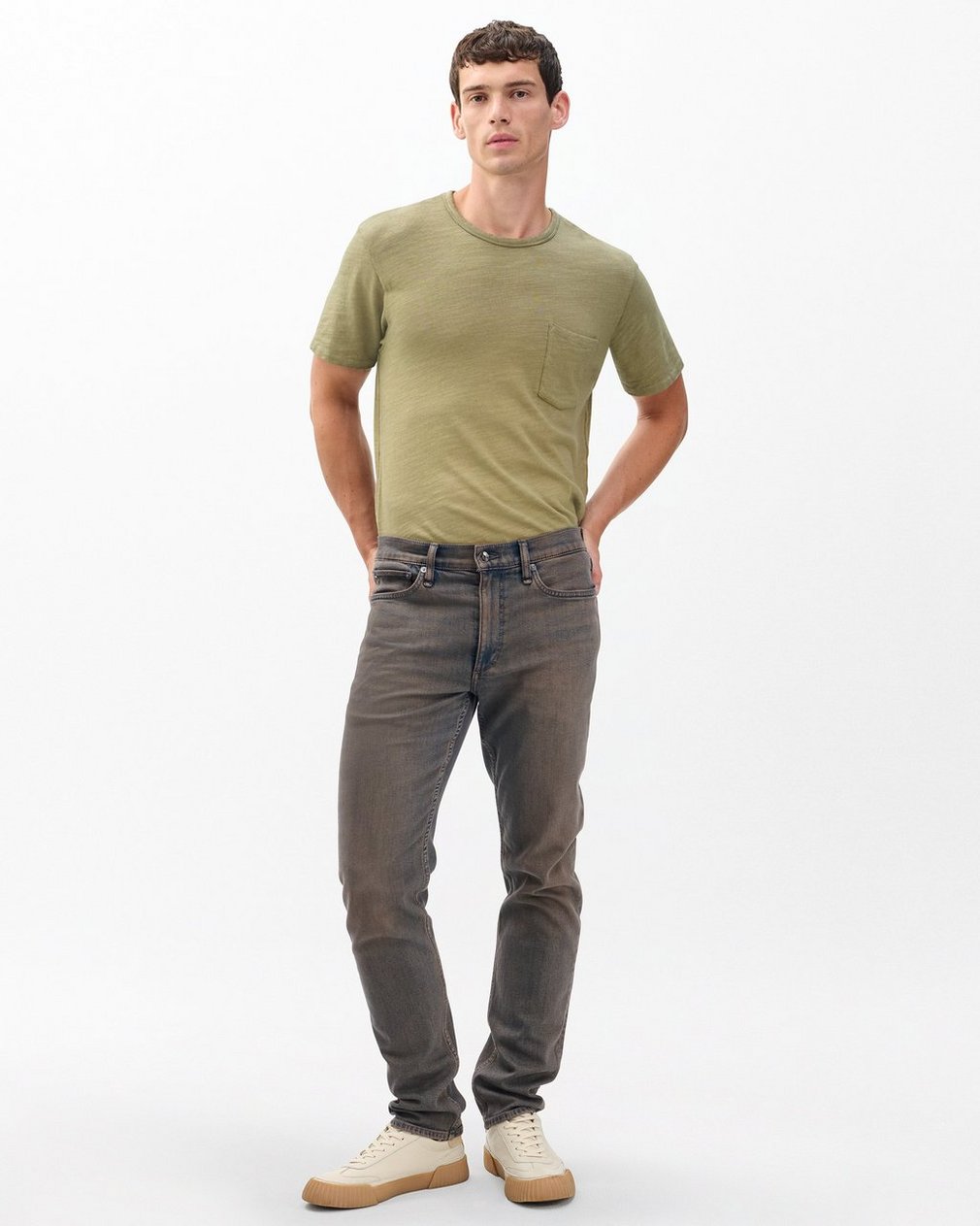 Fit 2 Slim Jeans - Ochre Blue
