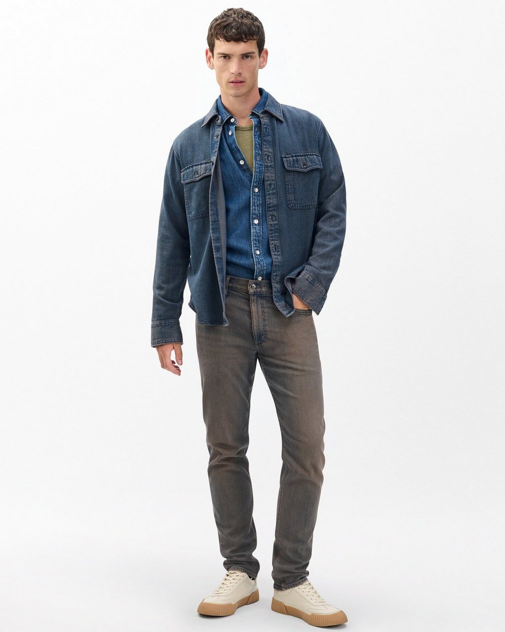 Fit 2 Slim Jeans - Ochre Blue