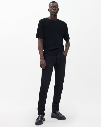 Fit 1 - Black: Skinny Fit Black Aero Stretch Jean