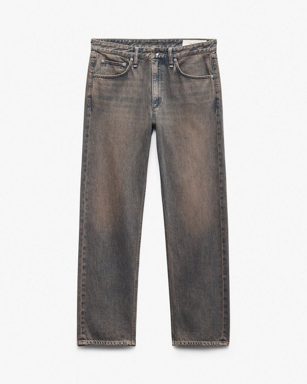 Fit 4 Straight Jeans - Ochre Blue