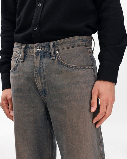 Fit 4 Straight Jeans - Ochre Blue