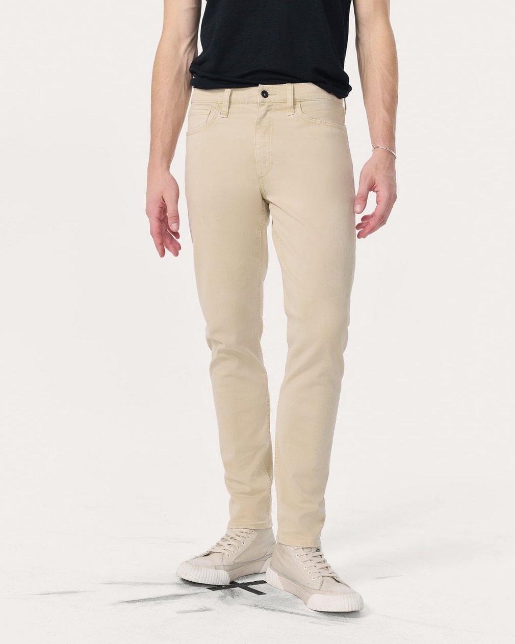 Fit 2 Slim Jeans - Light Beige
