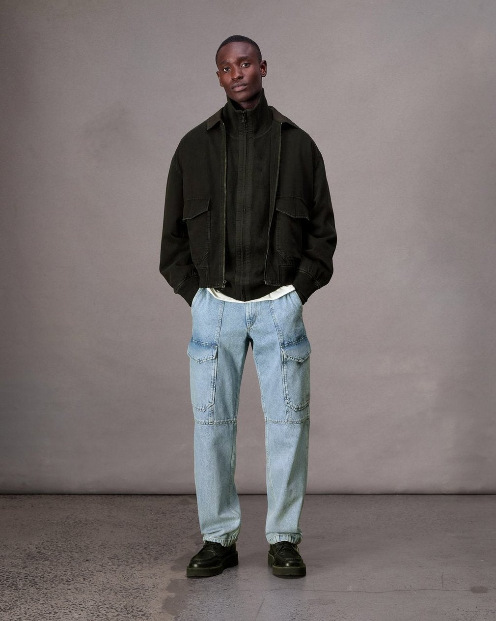 Fit 4 Straight Fit Cargo Jean - Skylight
