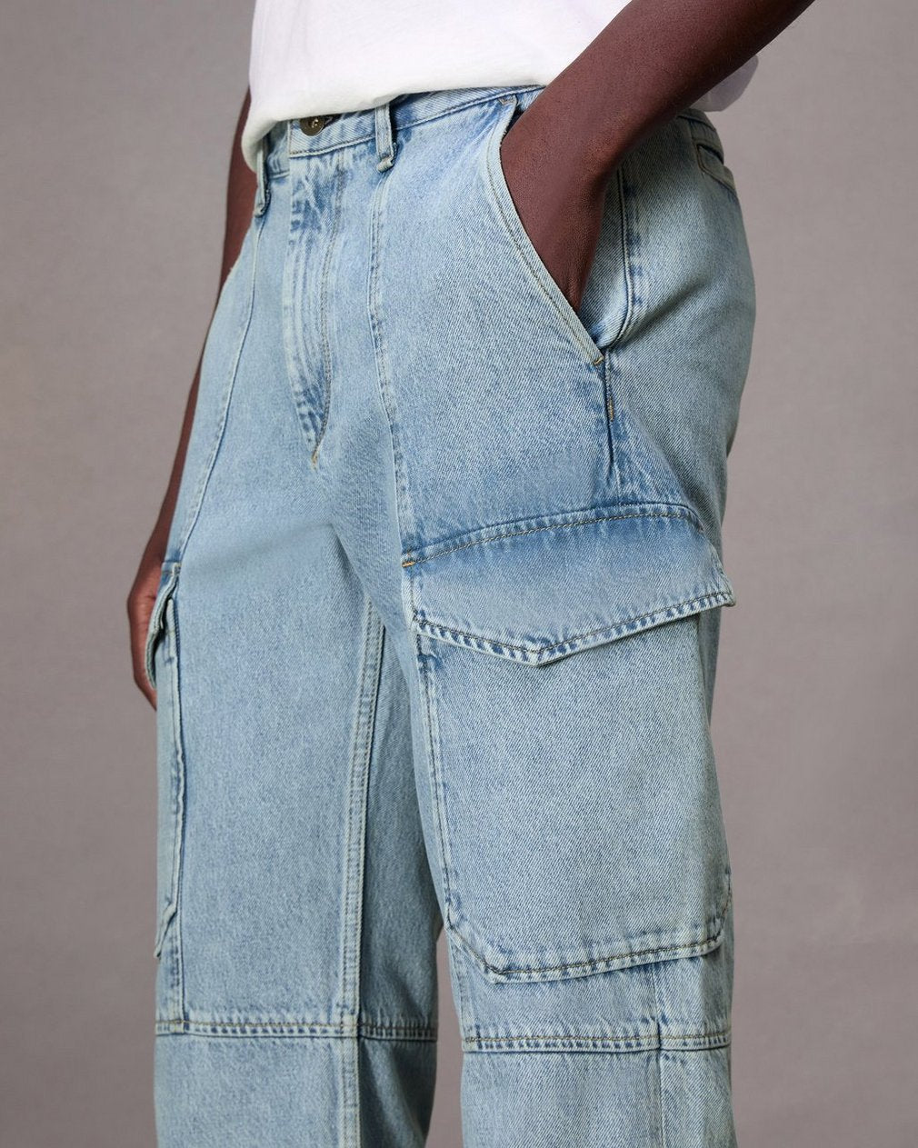 Fit 4 Straight Fit Cargo Jean - Skylight