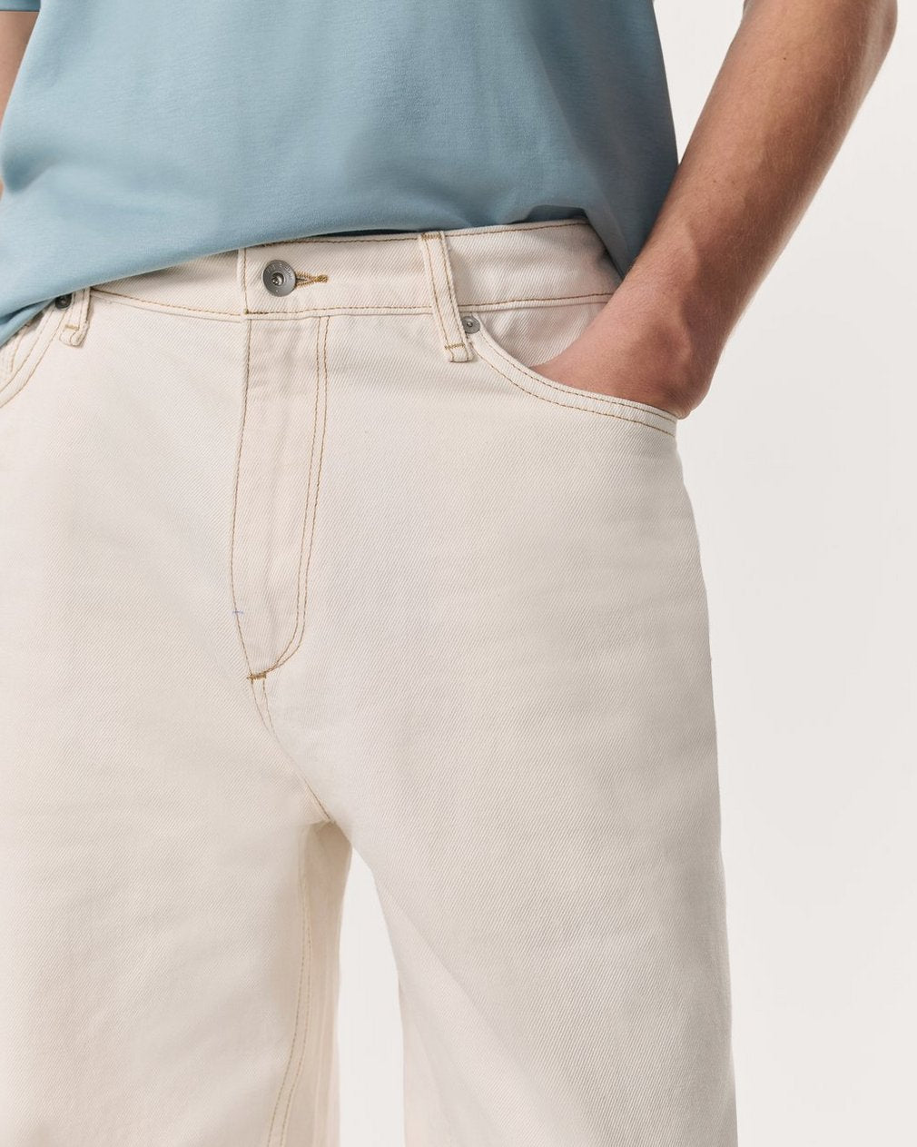 rbBAGGY Fit Jeans - Ecru