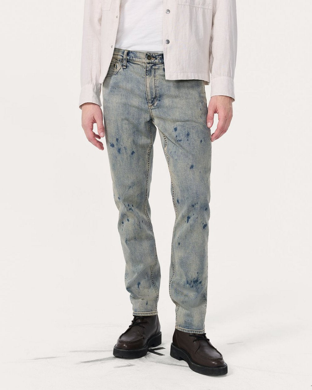 Fit 2 Slim Jeans - Worn Bleach
