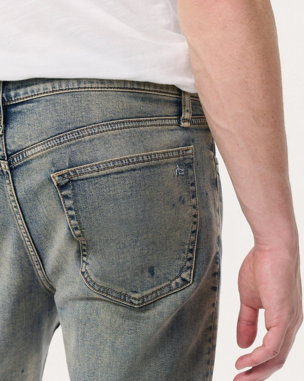 Fit 2 Slim Jeans - Worn Bleach