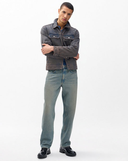 Fit 4 Straight Jeans - Sepia Indigo