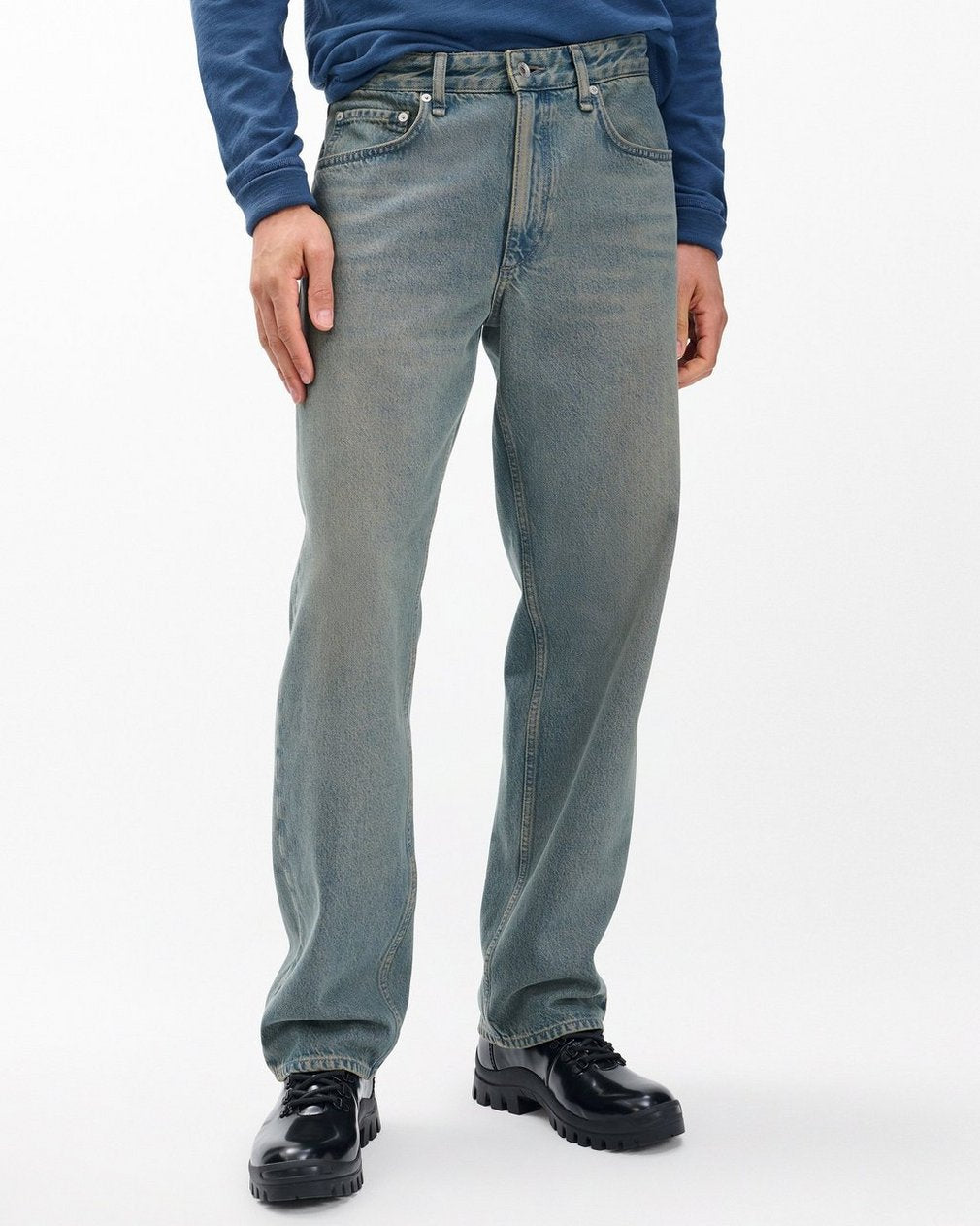 Fit 4 Straight Jeans - Sepia Indigo