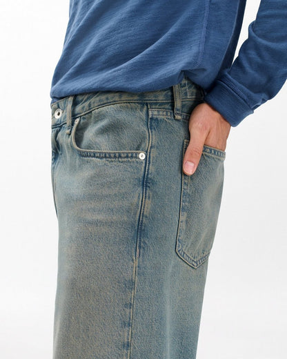 Fit 4 Straight Jeans - Sepia Indigo