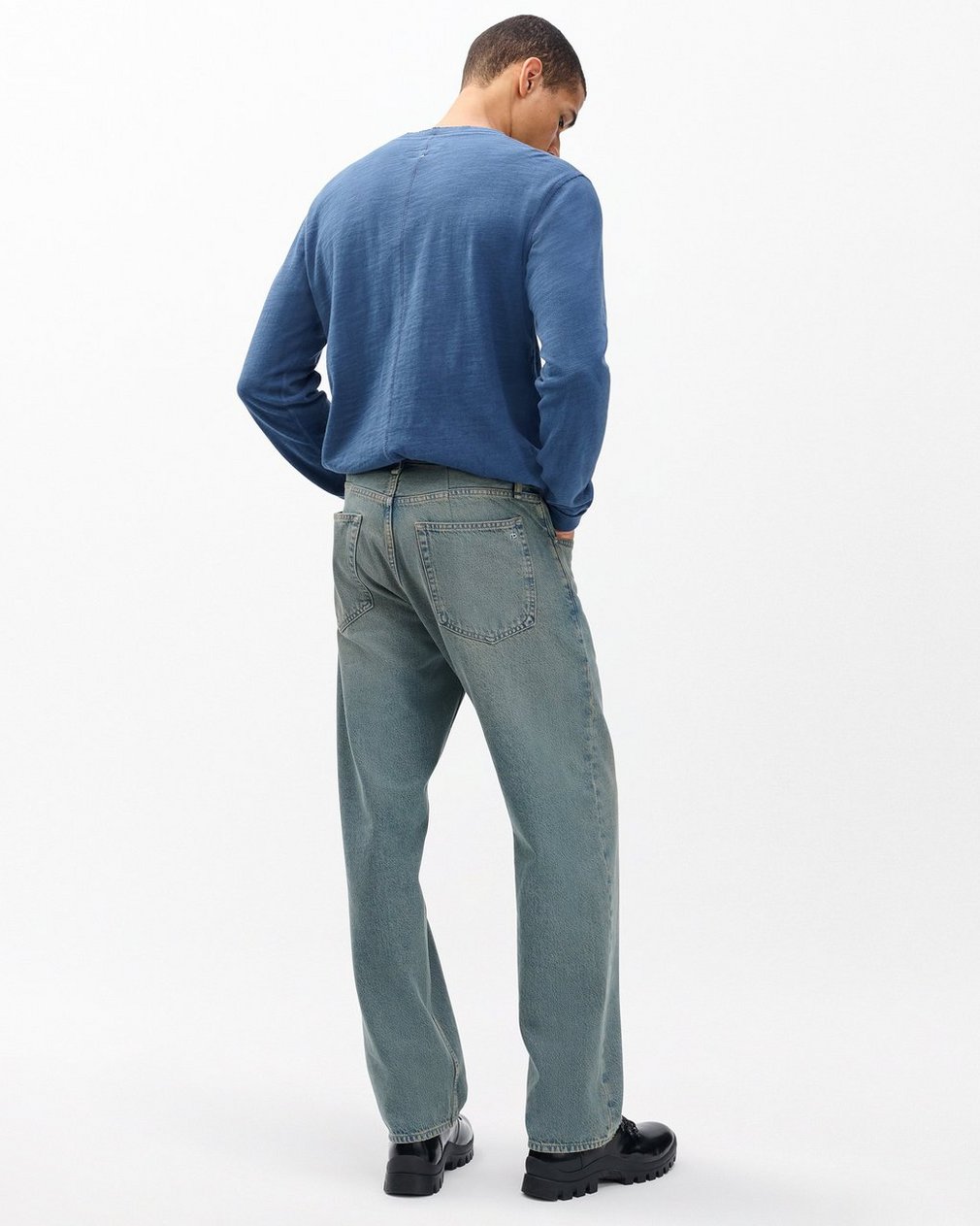 Fit 4 Straight Jeans - Sepia Indigo