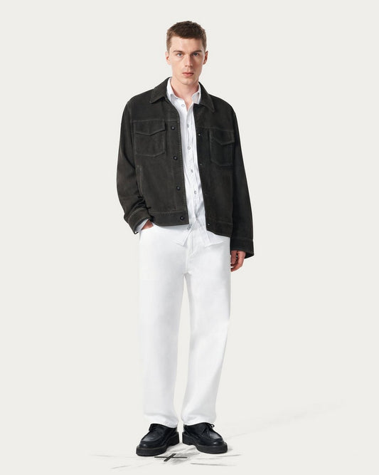 rbBAGGY Fit Jeans - White