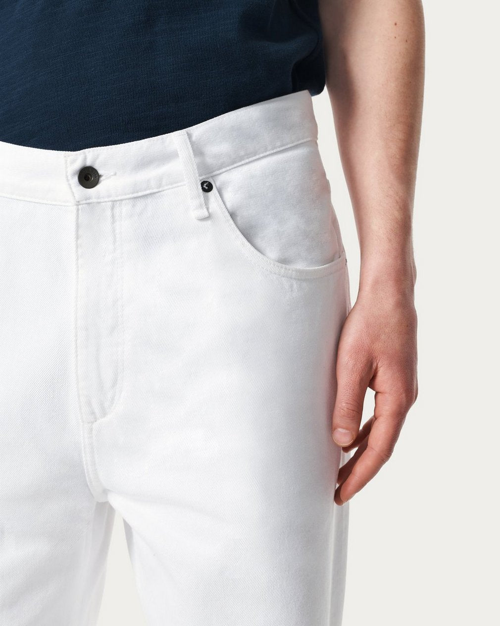 rbBAGGY Fit Jeans - White