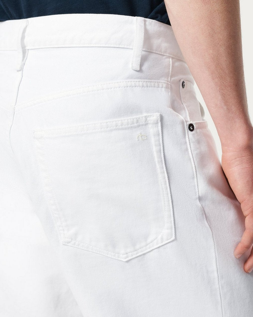 rbBAGGY Fit Jeans - White