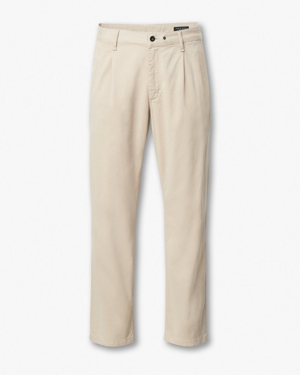 Evan Pleated Stretch Twill Chinos - Light Metal