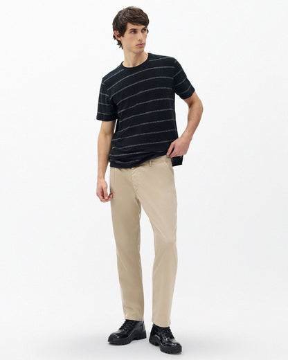 Evan Pleated Stretch Twill Chinos - Light Metal