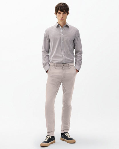 Fit 2 Stretch Twill Chinos - Natural Grey