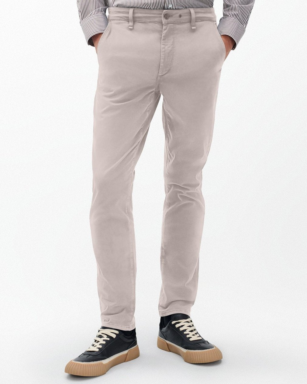 Fit 2 Stretch Twill Chinos - Natural Grey