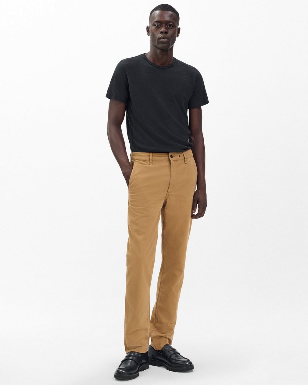 Fit 2 Stretch Twill Chinos - Bark Brown