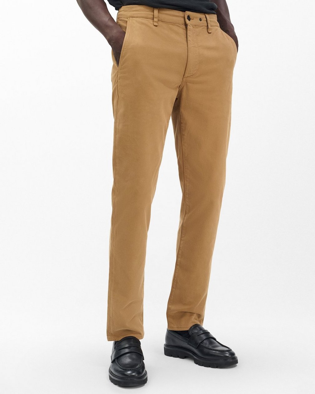 Fit 2 Stretch Twill Chinos - Bark Brown