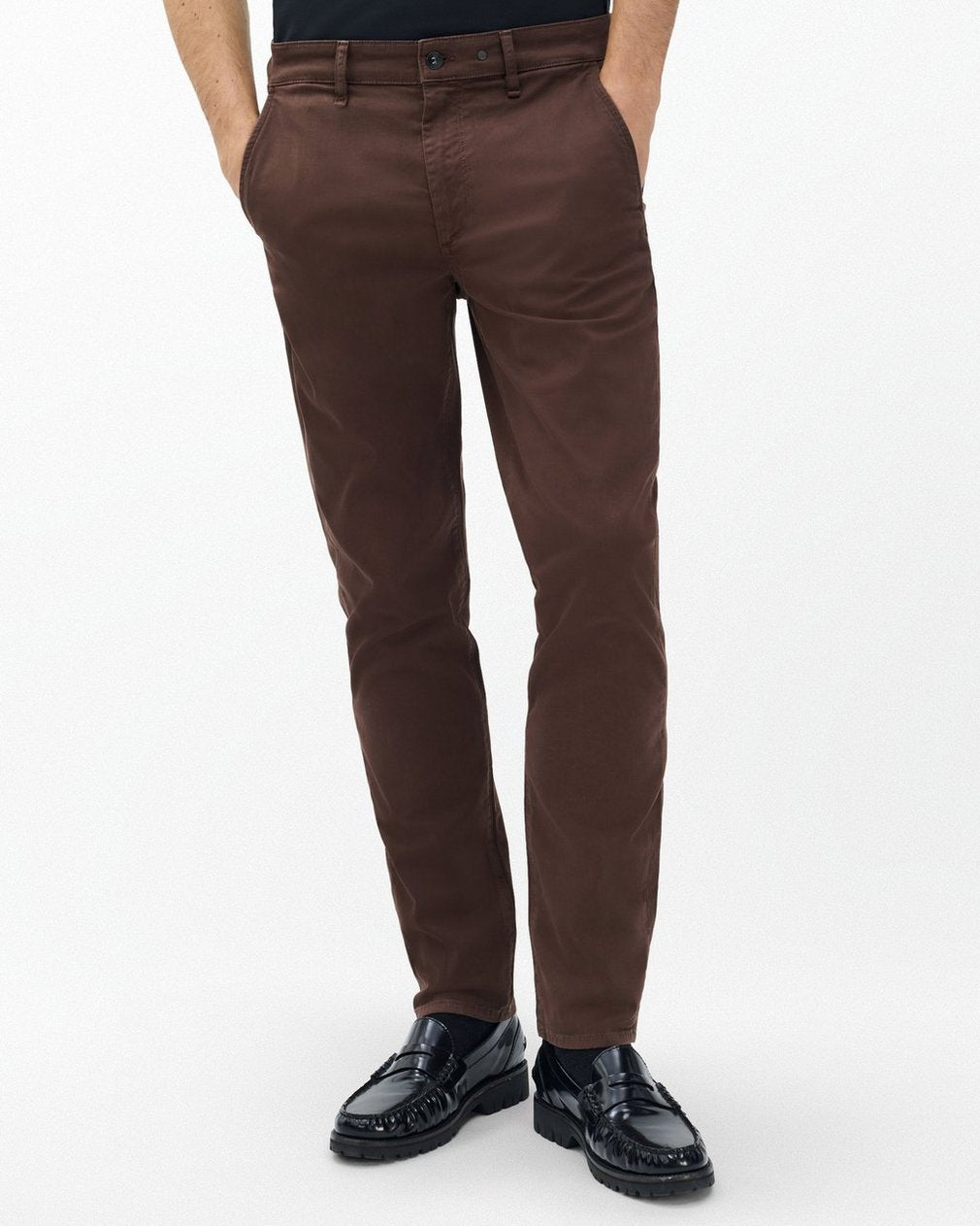 Fit 2 Stretch Twill Chinos - Mid Brown