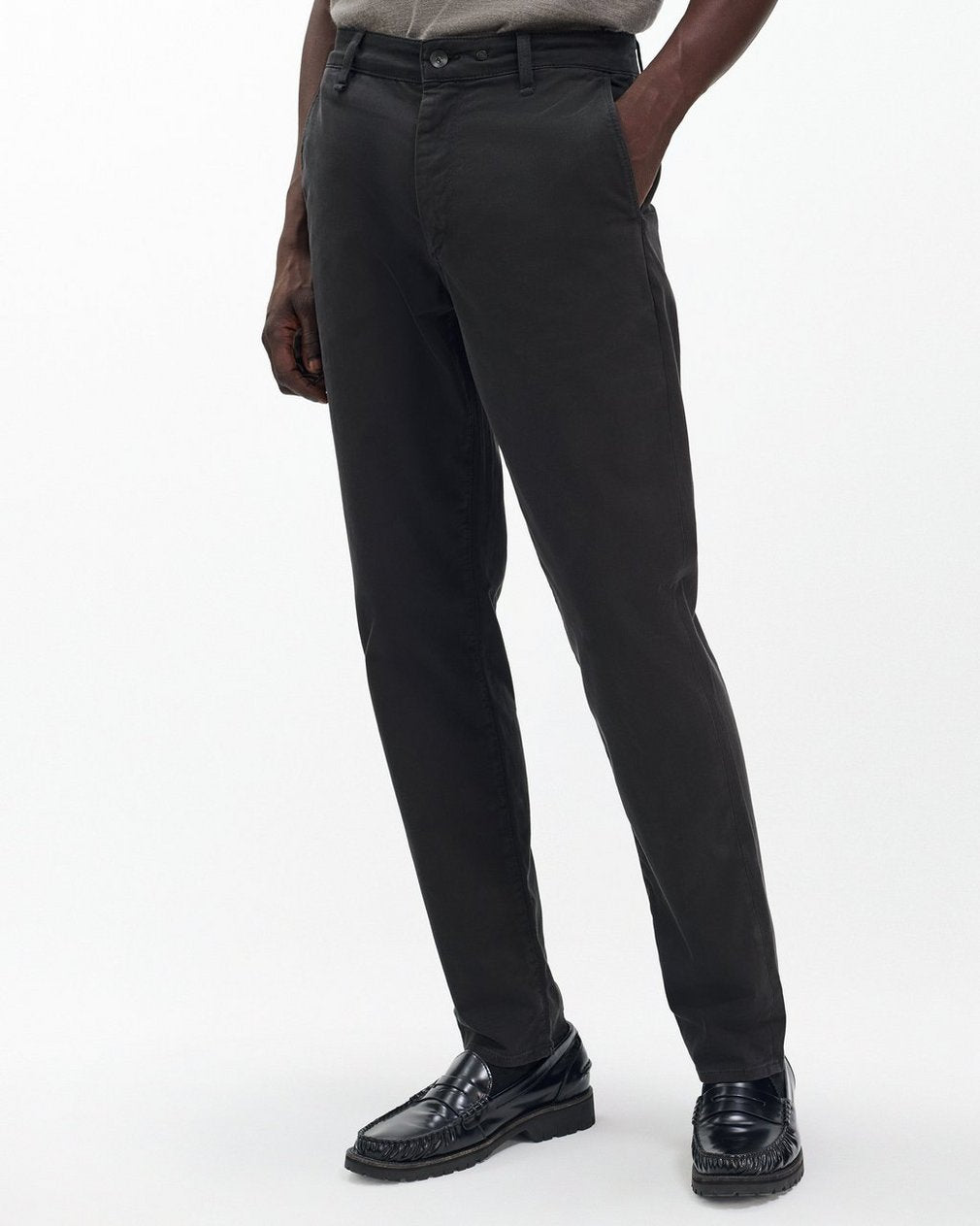 Fit 2 Stretch Twill Chinos - Black
