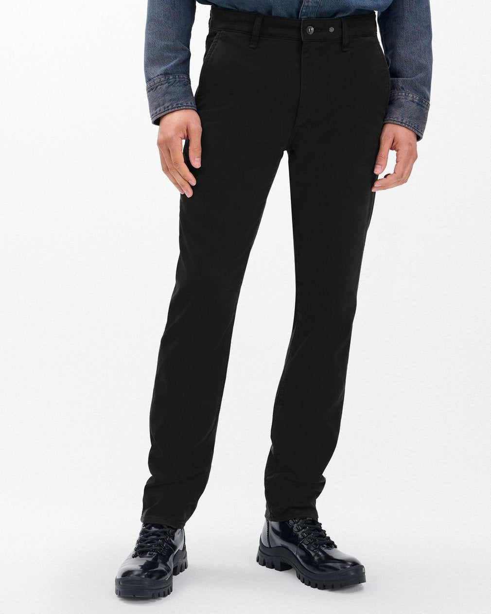 Fit 3 Athletic Chinos - Jet Black