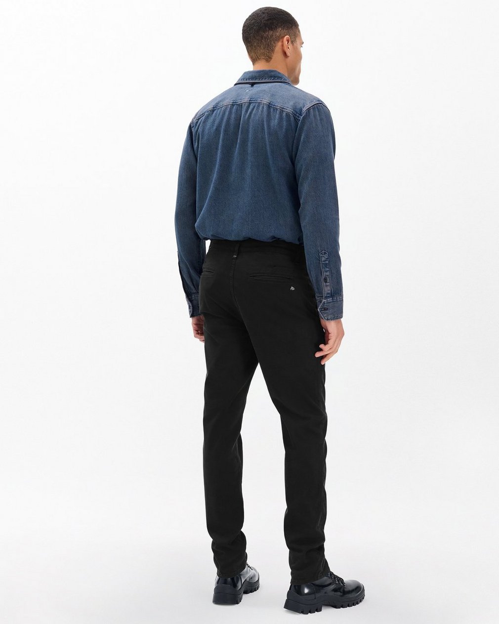 Fit 3 Athletic Chinos - Jet Black